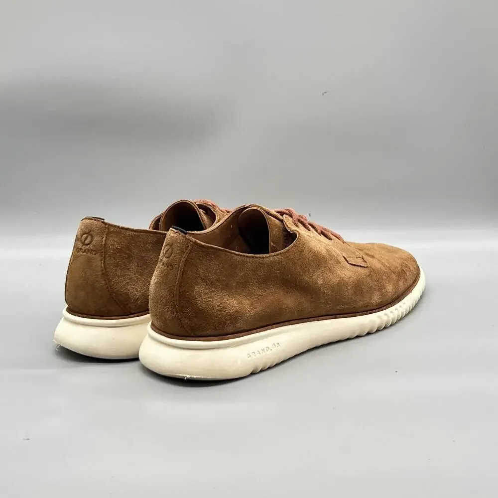 Cole Haan Shoes Mens 13 Brown Suede Grand OS Low Top Casual Sneakers Comfort